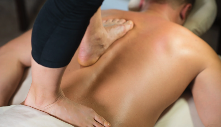 walking on body massage